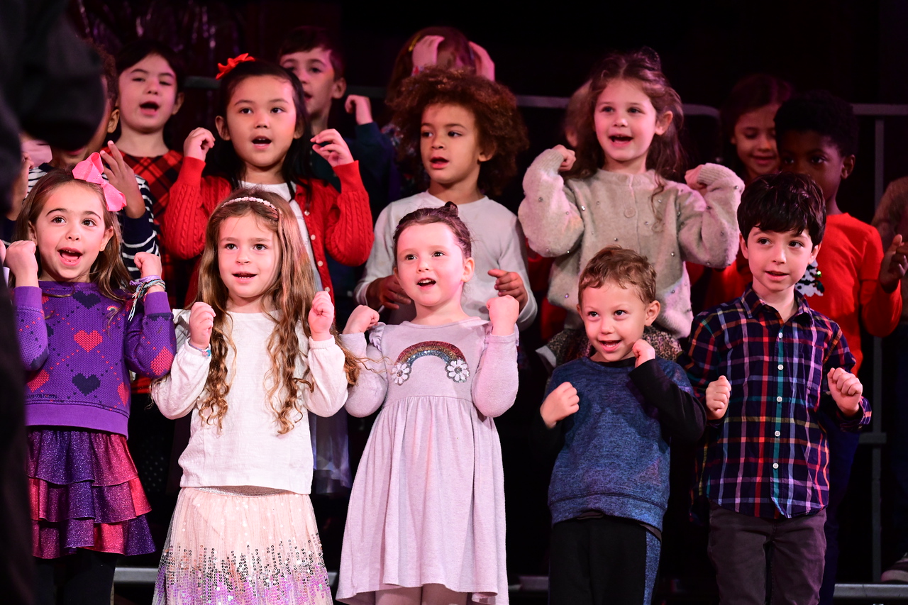 Ethical Culture students perform at Holiday Assembly.