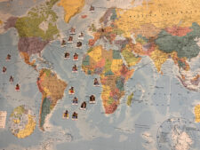 Map of where students' families are from on a map.