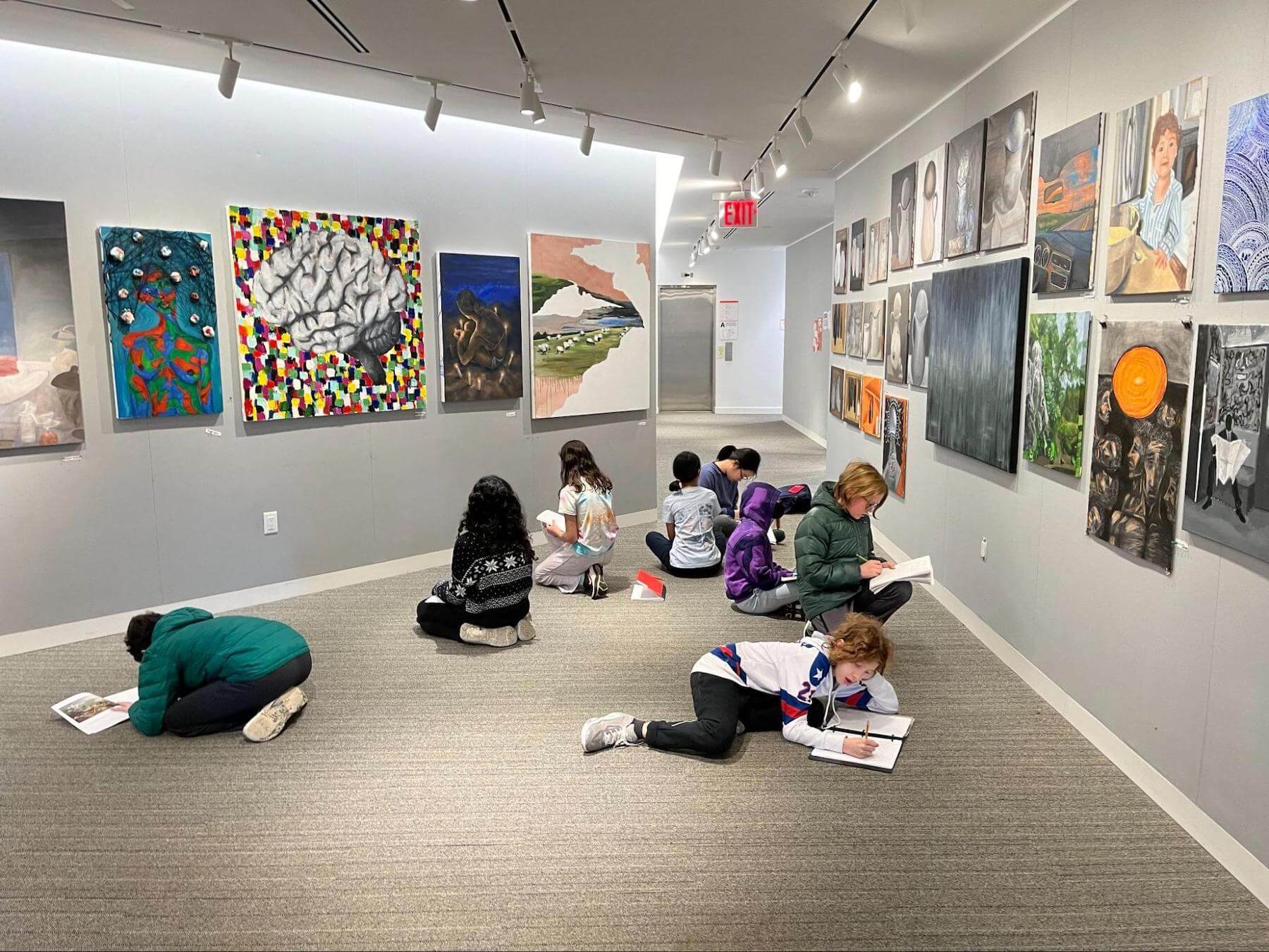 Ethical Culture Fieldston School 6th Graders study art and poetry.