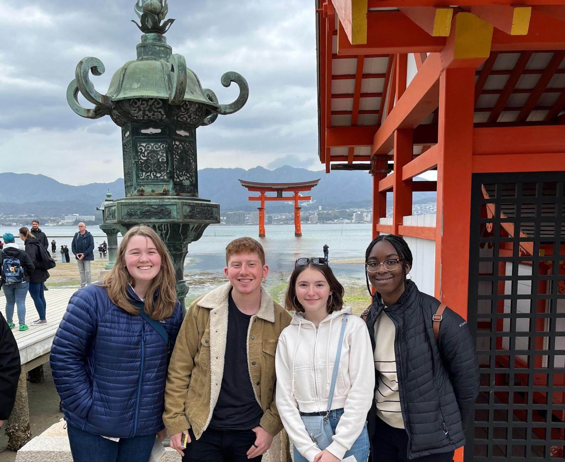 Ethical Culture Fieldston School Upper School students travel abroad.