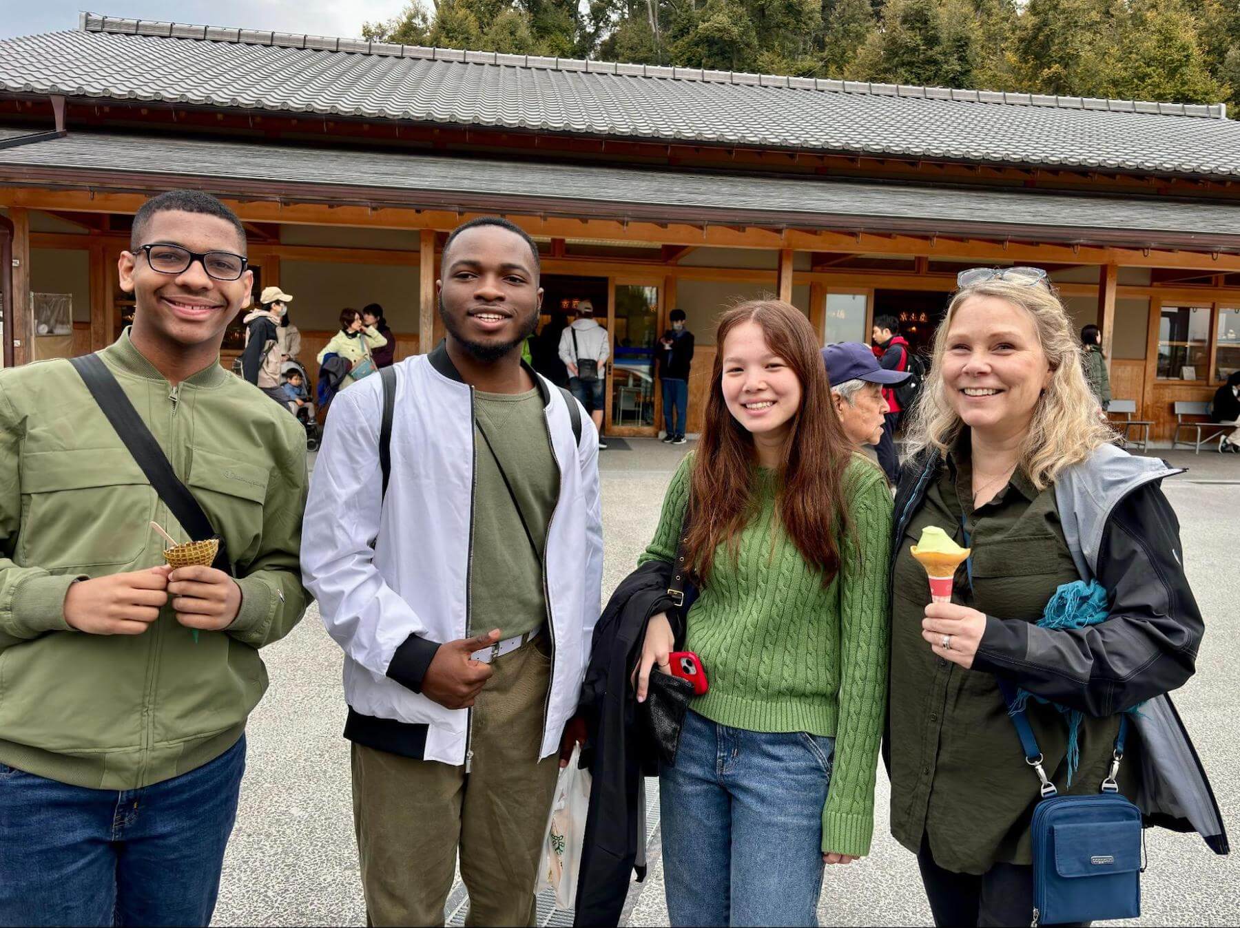 Ethical Culture Fieldston School Upper School students travel abroad.