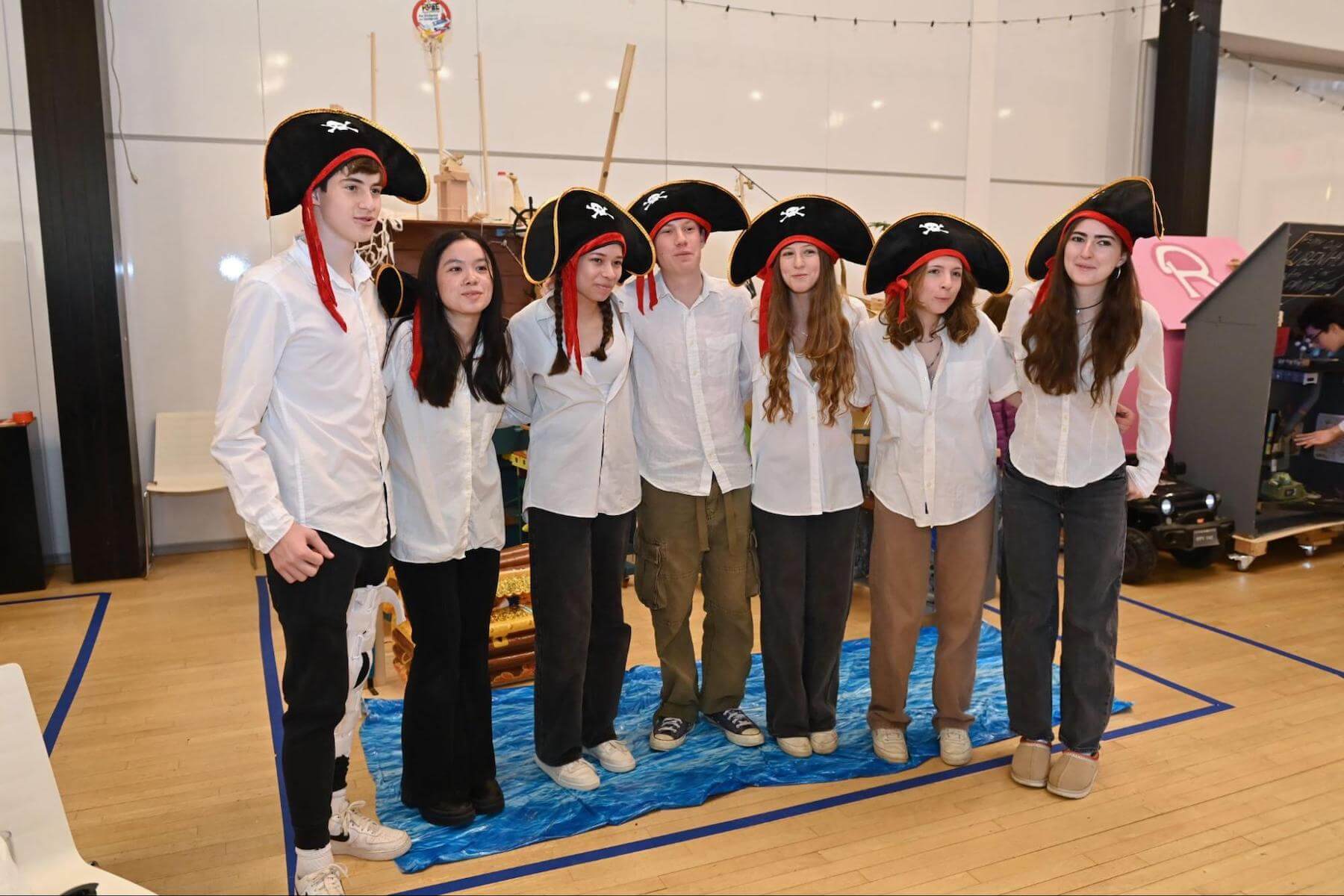 Ethical Culture Fieldston School Upper School students at Rube Goldberg National Competition.