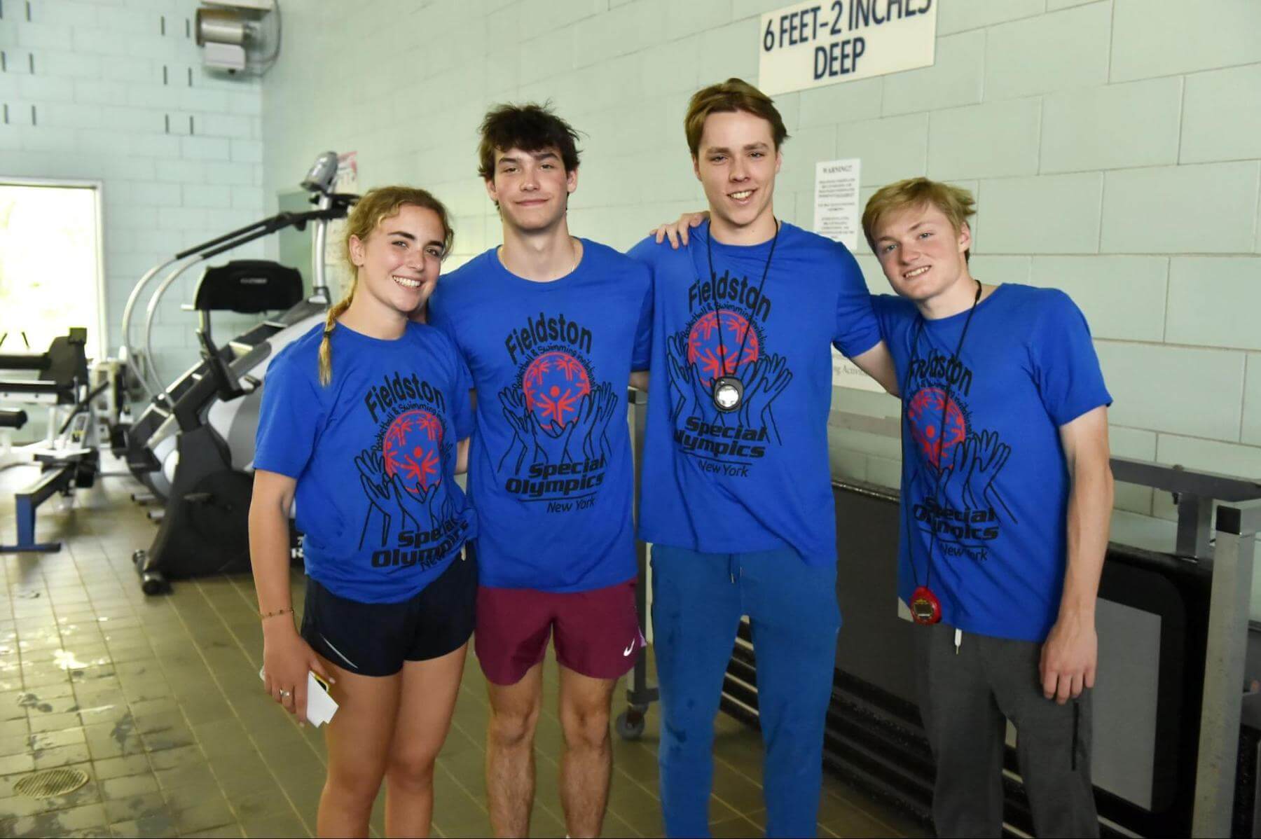 Ethical Culture Fieldston School Special Olympics activity.