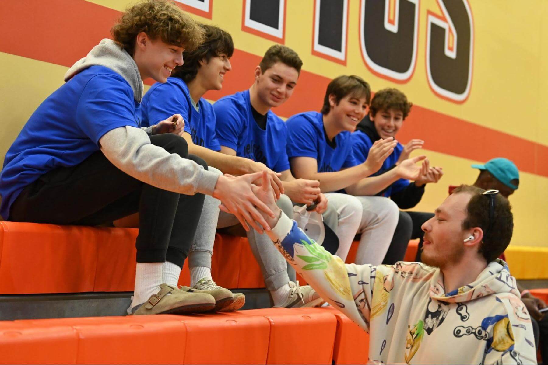 Ethical Culture Fieldston School Special Olympics activity.