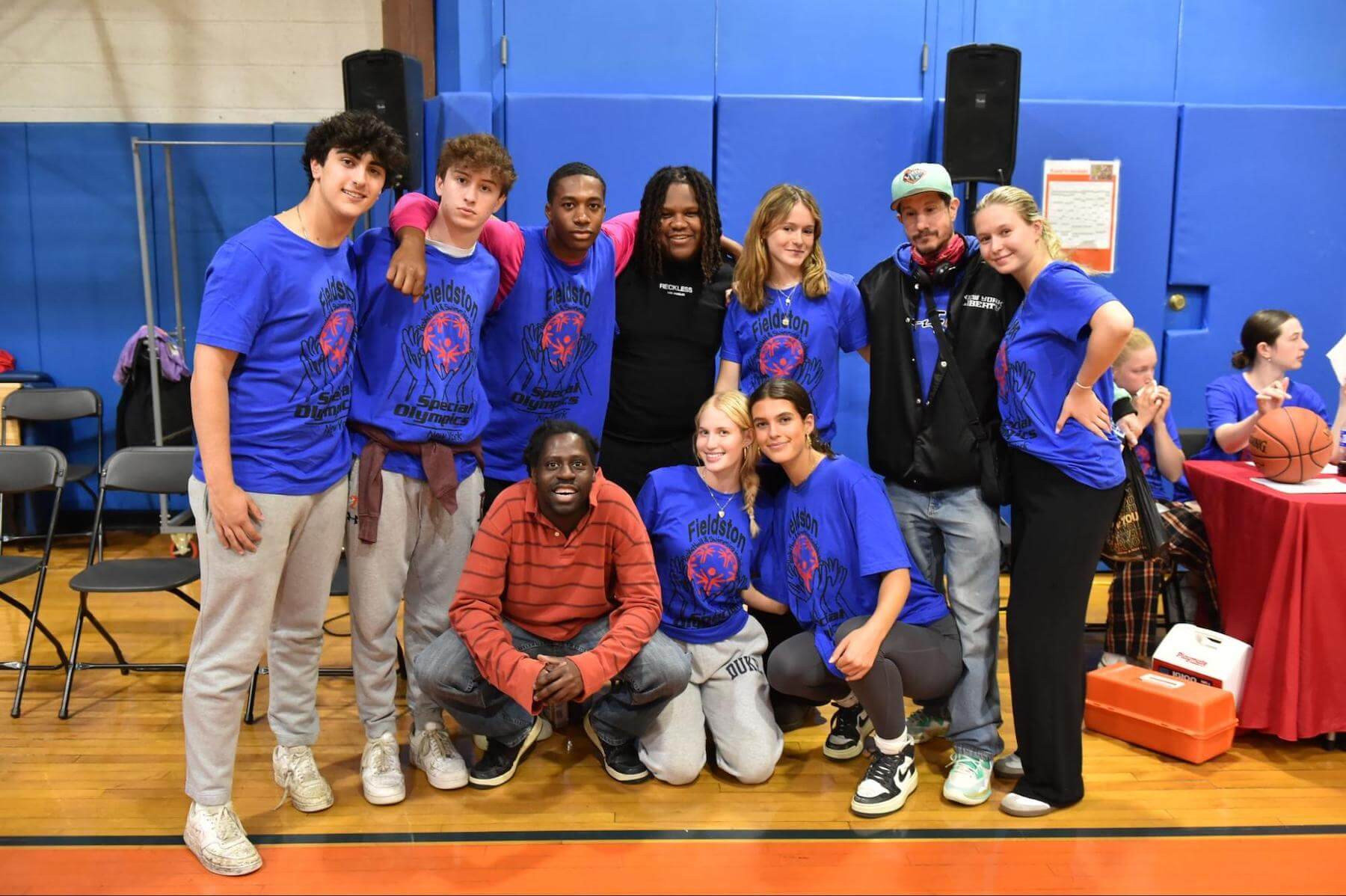 Ethical Culture Fieldston School Special Olympics activity.