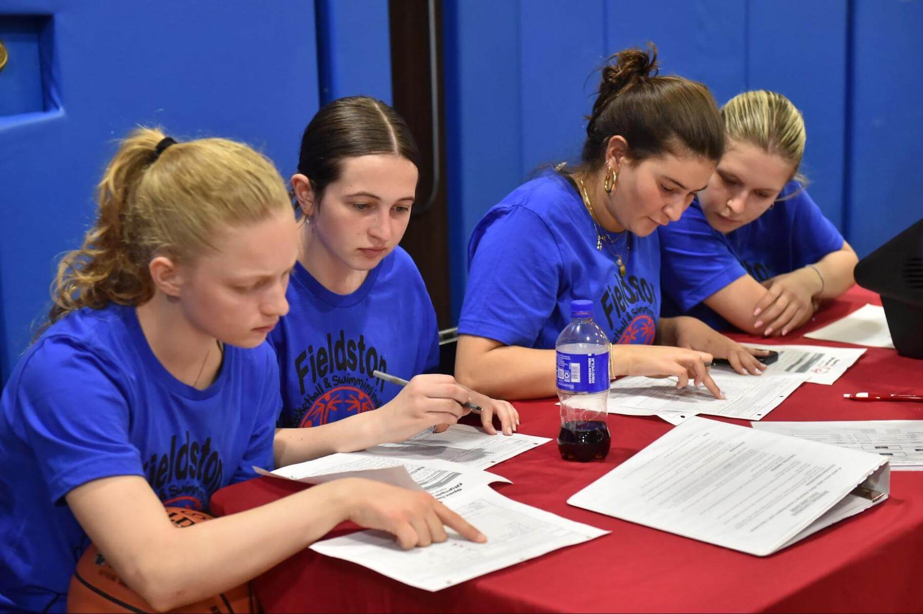 Ethical Culture Fieldston School Special Olympics activity.