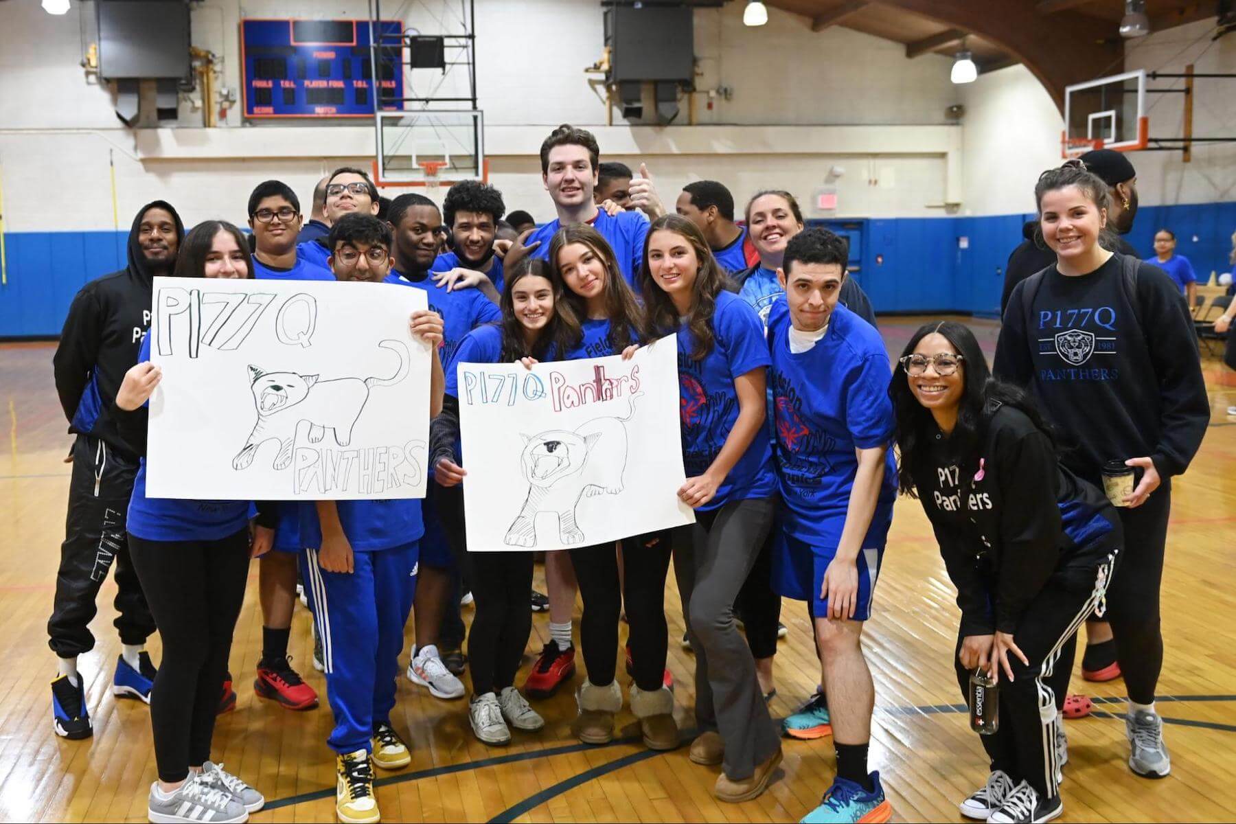 Ethical Culture Fieldston School Special Olympics activity.